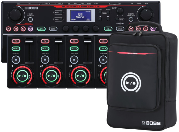<b>PACK DESKTOP LOOPSTATION BOSS RC-505 MKII BOLSA TRANSPORTE BOSS CB-RC505</b>