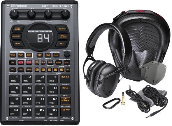 <b>PACK SAMPLER Roland SP-404MKII + HEADPHONES V-MODA LP2</b>