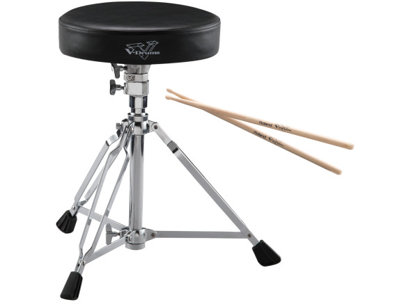 <b>Roland DAP-2X</b> Package Banco + Baquetas para Bateria - Roland DAP-2X Package Acessórios Hardware para Bateria, 1 x Par Baquetas em nogueira + 1 x Banco Bateria, Acessórios para Bateria com Qualidade, Garantia e Fiabilidade Roland, 
