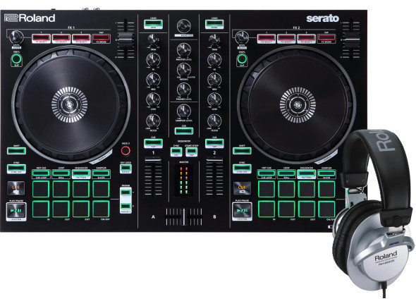 <b>Roland DJ-202 PRO CONTROLADOR DJ SERATO DJ INTRO + Patterns Ritmos TR BEST-SELLER</b>