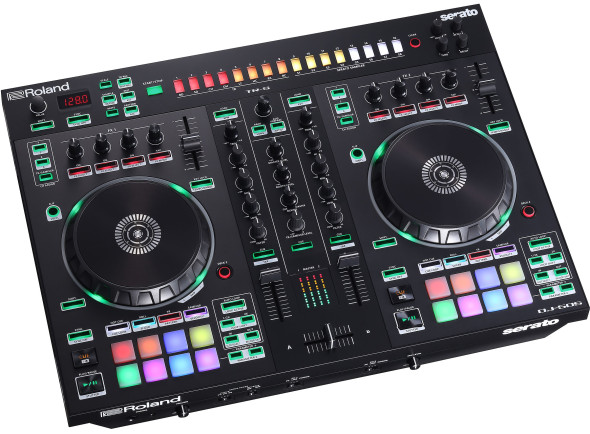 Roland DJ-505 Contrôleur DJ 2 canaux 4 platines Serato DJ + Patterns Rythmes TR Roland DJ-505 Contrôleur DJ 2 canaux 4 platines Serato DJ + Patterns Rythmes TR