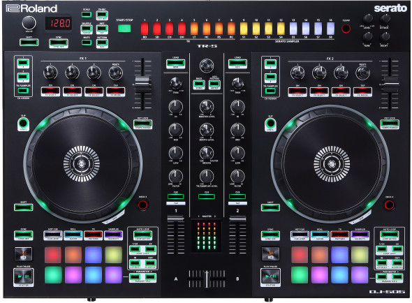 <b>Roland DJ-505 controlador DJ serato caixa de ritmos TR-909, TR-808, TR-909, TR-606, TR-707</b>