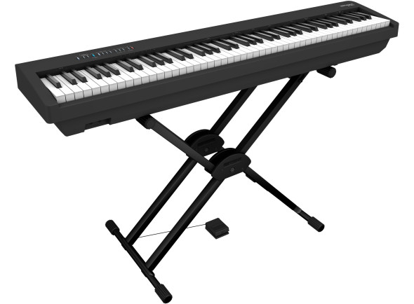 <b>Roland FP-30X-BK PRETO com SUPORTE TECLADO Roland KS-20X, estante de partituras e PEDAL SUSTAIN Roland DP-2</b>
