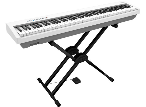 <b>Roland FP-30X-WH BRANCO com SUPORTE TECLADO Roland KS-20X, estante de partituras e Pedal sustain Roland DP-2</b>
