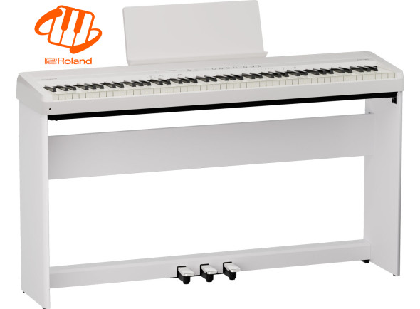 <b>Roland FP-40 WH BRANCO + MÓVEL KSF-40 + BARRA 3 PEDAIS KPD-70</b>
