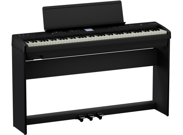 <b>Roland FP-E50 com móvel Roland KSFE50-BK e barra de pedais Roland KPD-70-BK incluídos</b>