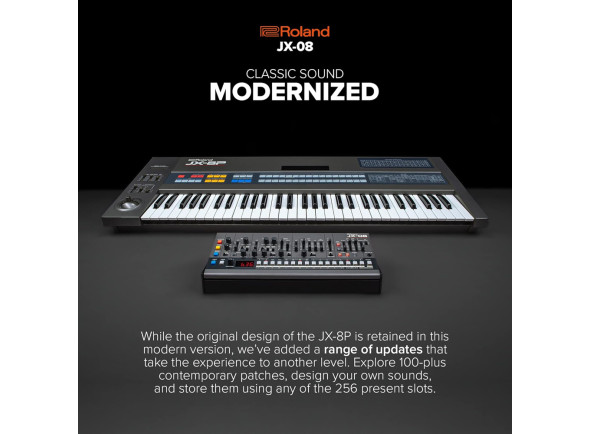 <b>Roland JX-08 Sons Icónicos Sintetizador Roland JX-8P BOUTIQUE</b>