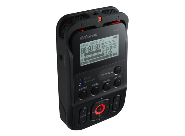 <b>Roland R-07 BK Gravador Profissional Audio para REPORTAGEM com Mini-Coluna e Bluetooth controlo remoto com app BEST-SELLER</b>