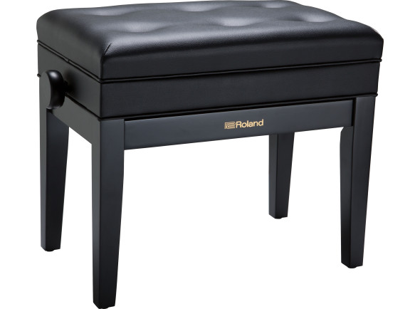 <b>Roland RPB-400BK PLATINUM</b> Banco Piano Preto c/ regulação altura <b>Roland RPB-400BK PLATINUM</b> Banco Piano Preto c/ regulação altura