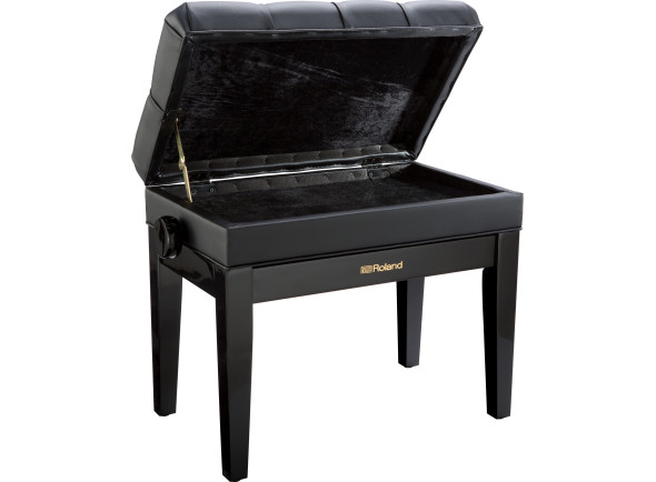 <b>Roland RPB-500PE LUXURY Banco Piano Preto Polido compartimento acessórios BEST-SELLER</b>