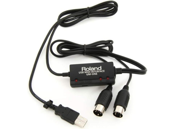 <b>Roland UM-ONE-MkII interface ligações MIDI 5-pinos e ficha USB sequenciador sintetizador workstation computador daw BEST-SELLER</b>