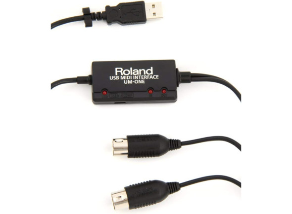<b>Roland UM-ONE-MkII interface ligações MIDI 5-pinos e ficha USB sequenciador sintetizador workstation computador daw BEST-SELLER</b>