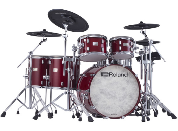Ver mais informações do  <b>Roland VAD716 CHERRY</b> Kit 6-pcs Cascos Madeira BD 22'' <b>Modulo Roland V71</b>