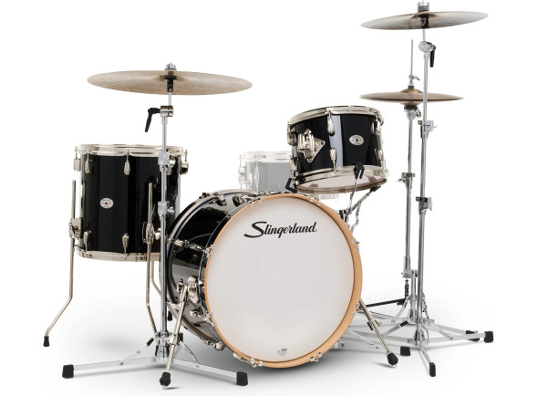 Ver mais informações do  Slingerland 4-piece Drum Kit Studio King del Norte Black