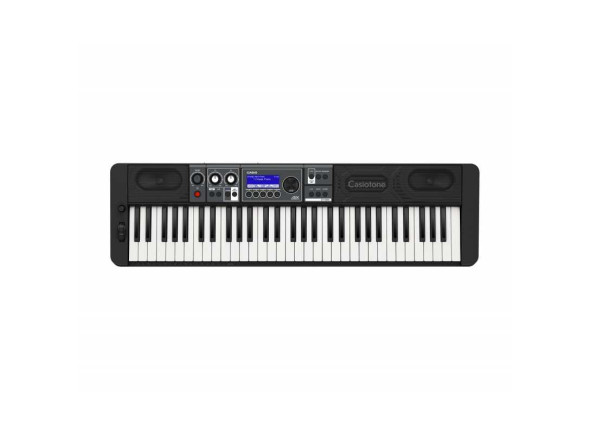 Casio  CT-S500  - 61 teclas de piano sensíveis ao toque, 800 sons, 243 ritmos integrados, função de amostragem, Adaptador sem fio para áudio e MIDI, Dimensões: 930 x 258 x 91 mm (sem estante de partitura), Peso: 4,7...