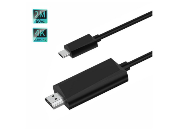 Choetech  Cabo HDMI Macho / USB-C Macho Preto 4K 2m