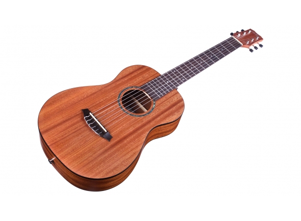 Cordoba Mini II MH  - Mini Guitarra, Tampo Mahogany, Fundo/Ilhargas Mahogany, Braço/Escala Mahogany/Composite, Cavalete Composite, Pestana NuBone 48mm (1 7/8