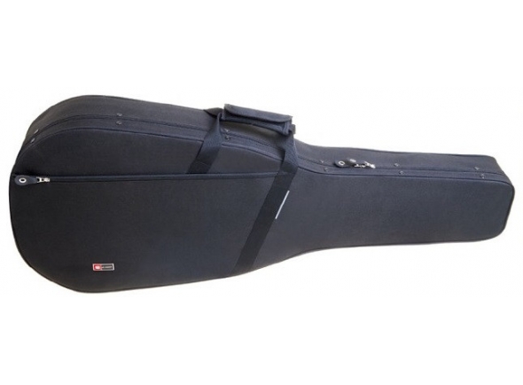 Crossrock CRP100C Black  - Estojo guitarra clássica Crossrock CRP100C, Cor: Preto, Com correias para os ombros e pega lateral, Muito leve, Peso: 2,25kg., 
