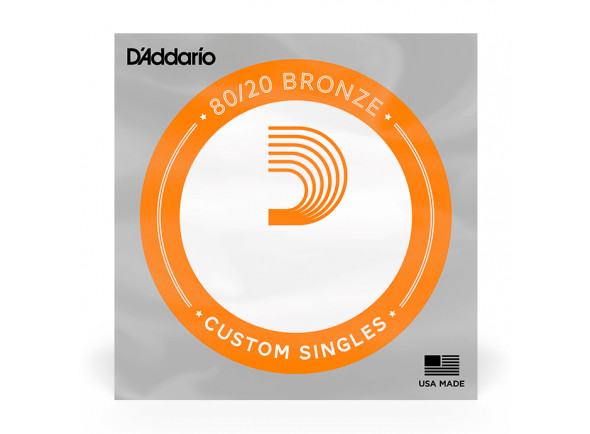 Daddario  BW021 - Single 80/20 Bronze Wound 021, 