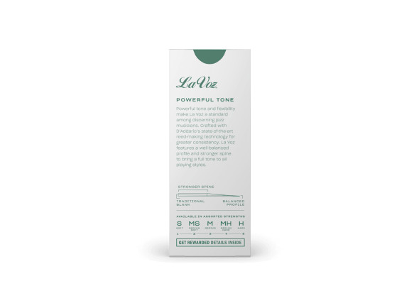 Daddario  La Voz Saxofone Tenor Medium (5 Un)
