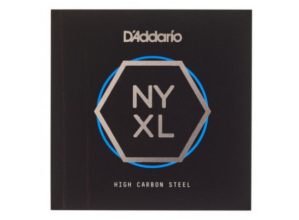 Daddario  NYS010 - Medidor: 0,010, Liga de aço de alto carbono NYXL simples, 