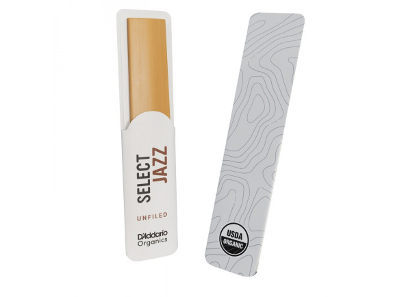 D'Addario Organic Select Jazz Unfiled Tenor Sax Reeds, 3S (5 Pack)