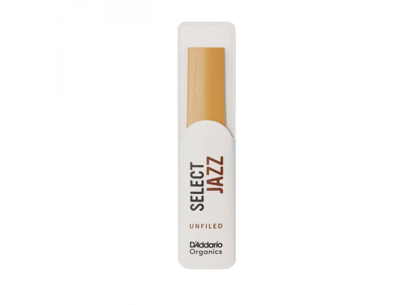 D'Addario Organic Select Jazz Unfiled Tenor Sax Reeds, 3S (5 Pack)
