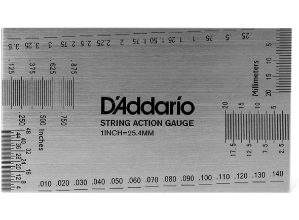 D´Addario  PW-SHG-01 String Height Gauge  - Ferramenta de medição de instrumento completa, O medidor de altura de corda D'Addario é uma ferramenta completa para ajudá-lo a configurar sua guitarra com o mais alto nível de precisão possível., ...