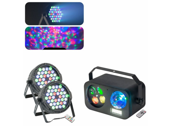 DIV Projetor PAR 36 LEDs RGBW e Projetor LED 3em1 RGBW DIV Projetor PAR 36 LEDs RGBW e Projetor LED 3em1 RGBW