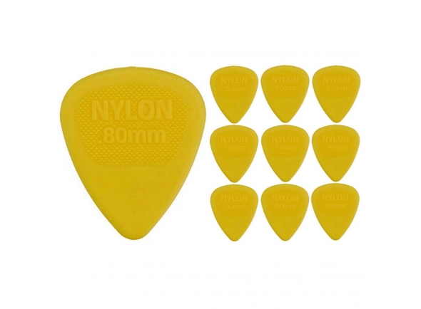 Dunlop 0.80 mm Nylon Midi pack 6 - 6 unidades, 