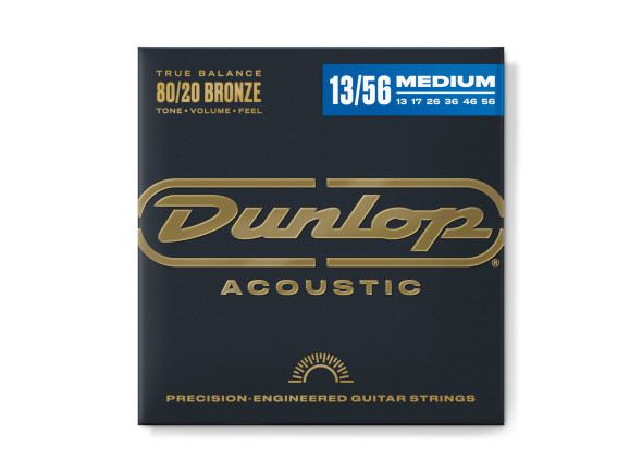 Dunlop  80/20 Bronze Acoustic Guitar Strings, 13-56