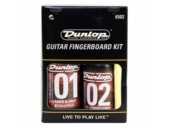 Dunlop Formula 65 Finger Board Care Kit  - Este kit de 2 passos limpa e cuida do braço da sua guitarra. Restaura sua guitarra removendo a sujeira e condicionando a madeira., As flanelas não tratadas são sem fiapos - ideal para criar um fini...
