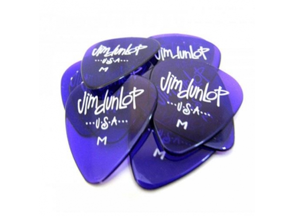 Dunlop Gels Purple Medium 12 Pack  - PACK DE 12 PALHETAS DUNLOP GELS 486PMD, 