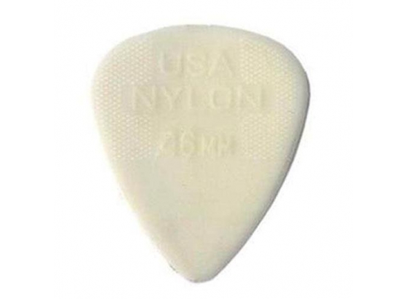 Dunlop Nylon Standard 44R 0,46  - Bitola: 0.46mm, Material de nylon de alta qualidade, Superfície de aderência tátil moldada, Medidores mais finos, perfeitos para dedilhar, 