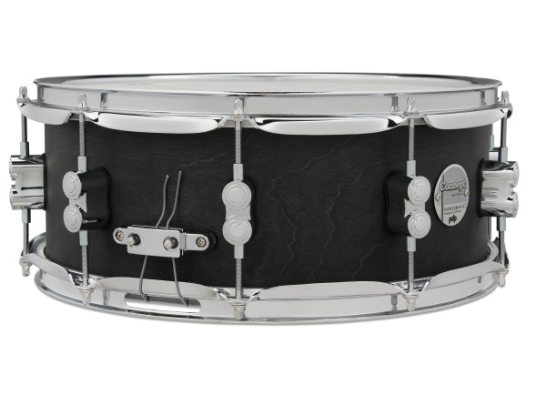 <b>DW PDP 14x5.5 CONCEPT Maple BLACK WAX Snare Drum PDSN5514BWCR</b>