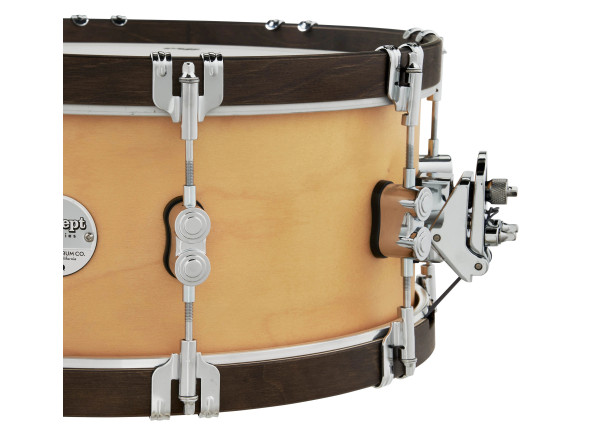 <b>DW PDP 14x6.5 CONCEPT Maple Classic Natural Walnut Snare Drum PDCC6514SSNW</b>