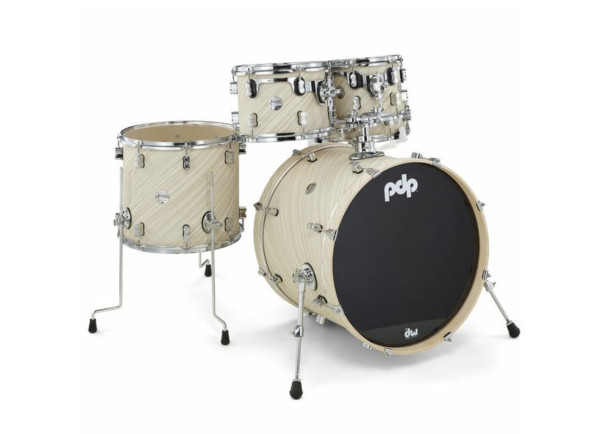 <b>DW PDP CONCEPT Maple CM5 TWISTED IVORY Kit Bateria 5 peças PDCM2215TI</b>