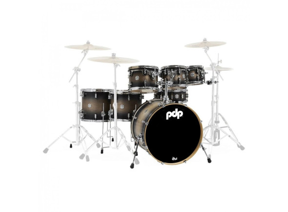 DW  PDP CM7 Satin Charcoal B.