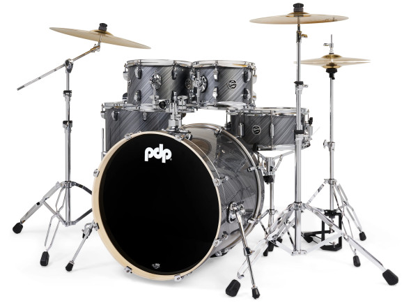 <b>DW PDP MAINSTAGE Twisted Graphite Kit Completo Bateria 5-pcs BD 22 PDMA2215KTTG</b>