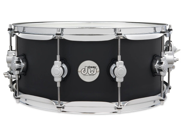 <b>DW DRUMS DESIGN SATIN BLACK Maple Snare Drum 6x14 DDLM0614SSBL</b>