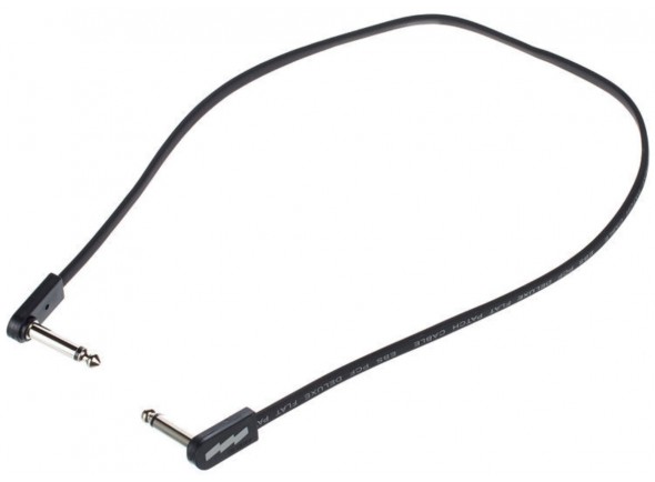 EBS PCF-DL58 DLX   - Flat Patch Cable, Comprimento: 58 cm, Novo modelo aprimorado, Projetado para economizar espaço na placa de pedais, mantendo a flexibilidade de um cabo, Tomada angular extra plana, Os cabos planos e...