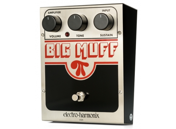 Electro Harmonix Big Muff PI USA  - Distorção e sustain, Soa a Jimi Hendrix, Santana e Pink Floyd, Sustain longo e cremoso, Som Fat fuzz, Treble subtil, Baixo transparente, 