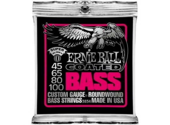 Ernie Ball 3834 Coated Bass Super 45-100  - 