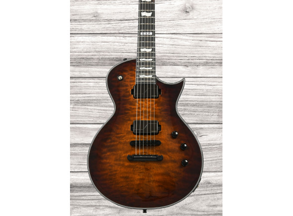 ESP E-II Eclipse Tiger Eye Sunburst