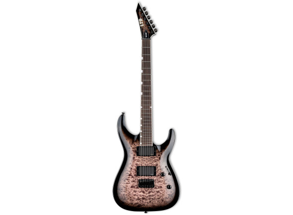 ESP LTD MH-400 HT QM, See Thru Black Sunburst