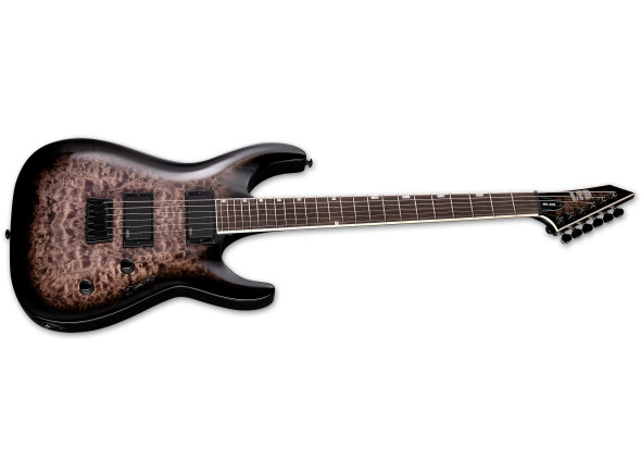 ESP LTD MH-400 HT QM, See Thru Black Sunburst