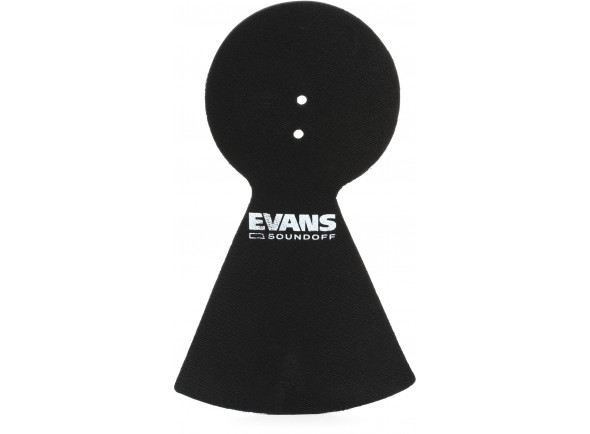 Evans  SO-Cym Sound Off Damper  - Amortecedor de prato, É simplesmente colocado no prato e fixado no lugar por meio do parafuso do suporte do prato, 