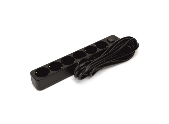  Rallonge électrique Schuko 6x avec interrupteur 3G1.5 3m