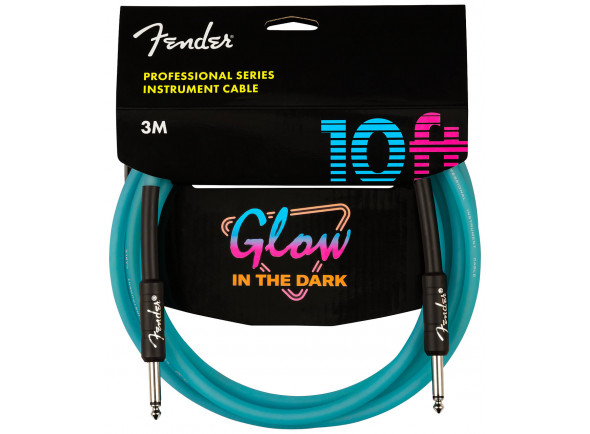 Ver mais informações do  Fender  10' Professional Glow in the Dark Cable Blue 