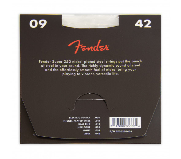 Fender 250L NPS BALL END 9-42